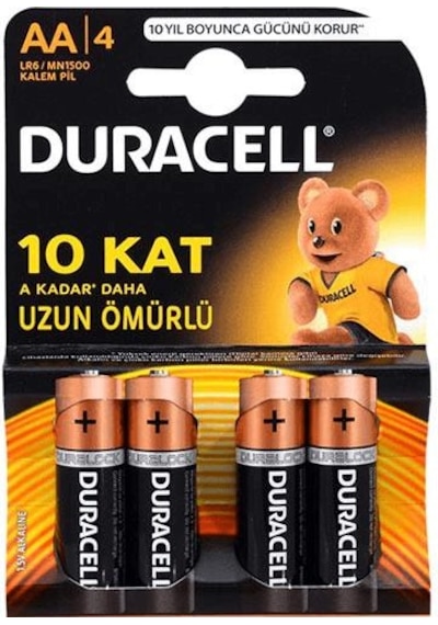 Duracell AA Kalem 4Lü