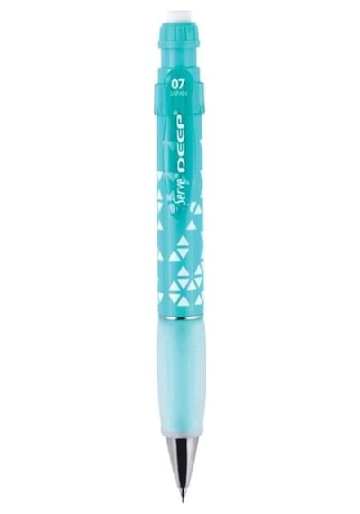 Serve Deep Üçgen Baskılı Mekanik Uçlu Kalem 0.7 Mm Nane Yeşili Diğer