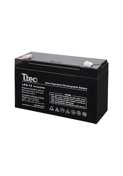 Ttec 6 Volt 12 Amper Bakımsız Kuru Akü 2024 Üretim