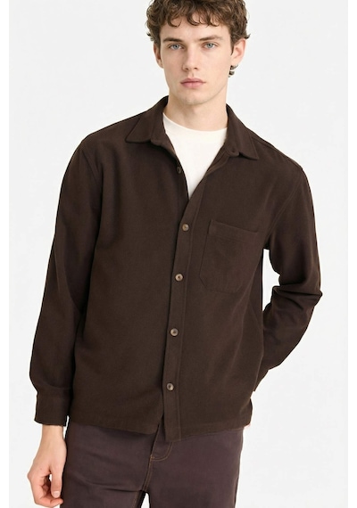 Defacto Regular Fit Flanel Gömlek G8116ax25wnbn339 Kahve-bn339