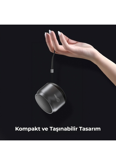 Lecoo DS106 Kablosuz Bluetooth 5.0 3W Taşınabilir Ses Bombası Stereo Hoparlör