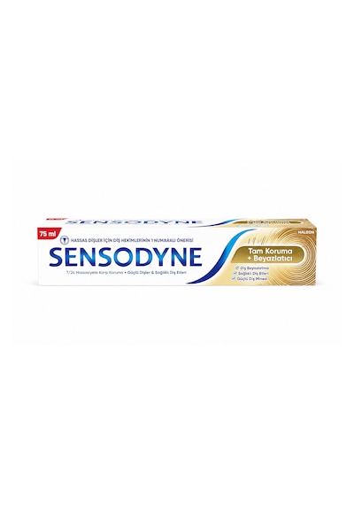 Sensodyne Tam Koruma + Beyazlatıcı Diş Macunu 75ml