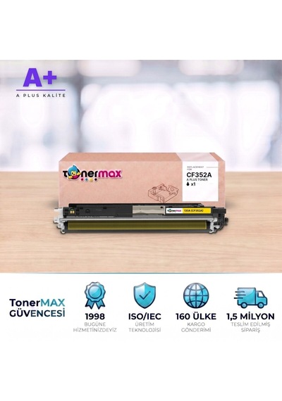 Hp 130a Cf352a Sarı Uyumlu Toner A Plus / Color Laserjet Pro Mfp M176 / M177