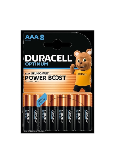 Duracell Optimum Powerboost Aaa İnce Kalem Pil 8'li 4 Adet