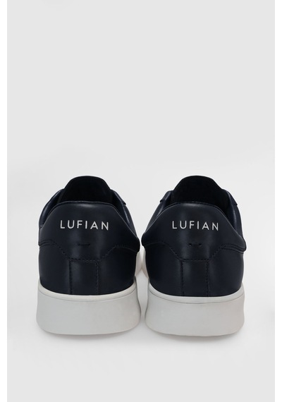 Lufian Anton Erkek Deri Sneaker Ayakkabı Lacivert Lacivert 112230224100200 Lacivert