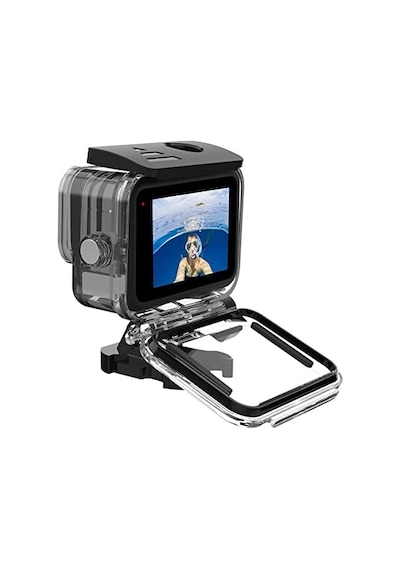 Hero 9 Su Geçirmez Muhafaza Kabı, Hero 9, 10, 11, 12, 13 İle Uyumlu Açık Mavi