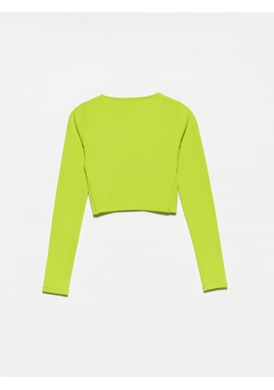 Dilvin 30111 Uzun Kollu Top-lime