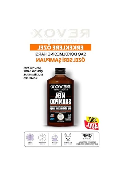 3 Adet Men Şampuan, 400 Ml Paket
