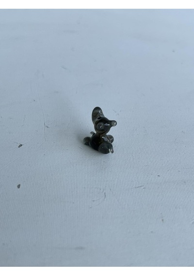 El Yapımı Mini Murano Cam Köpek Biblo A122-05