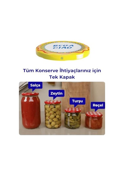 Tr Miguel Salad Kavanoz Metal Kapak 800 Cc Diğer