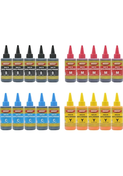 Ekoset Brother Dcp-T500W/T510W Uyumlu 4 Renk Mürekkep 4X500 ML