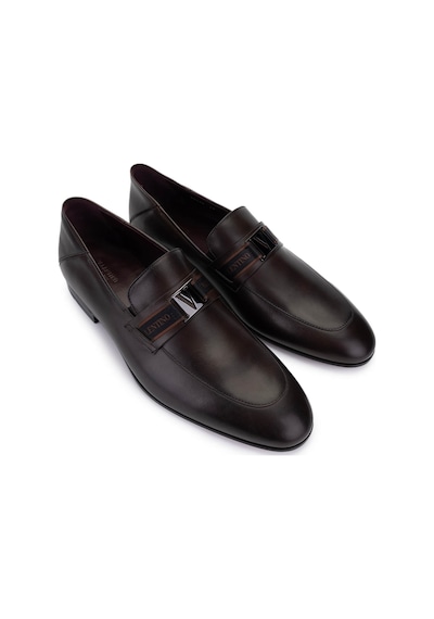 Valentino Valentıno Erkek Hakiki Deri Kahverengi Loafer Ayakkabı 667 20090 Erk Ayk Y23 Brown Kahverengi