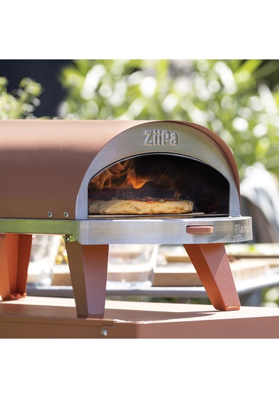 Ziipa Piana Gazlı Pizza Fırını Terracotta Zp-22-045 Ziipa Renkli