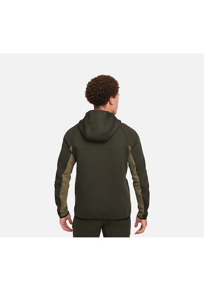 Nike Sportswear Tech Fleece Windrunner Ss25 Full-zip Hoodie Erkek Sweatshirt-sportxoutlet Haki