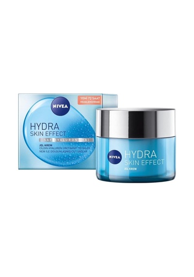 Tr Hydra Skin Effect Nemlendirici Jel Krem 50 Ml, Saf Hyaluron, 72 Saat Nemlendirme, Dolgun Cilt, Tüm Cilt Tipleri İçi