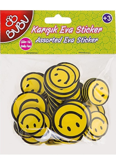 Bu-bu Eva Sticker 24 Lü Karışık St0013/...st0016 Bubu-sts006 Çok Renkli