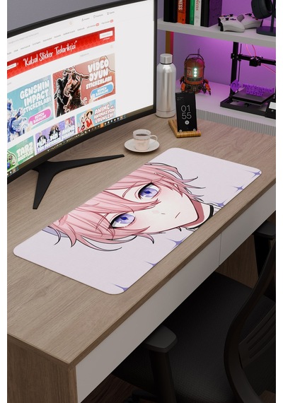 Dahlia Genshin Impact Anime Gacha V3 - 70x30 Xl Gaming Mouse Pad Fare Altlığı