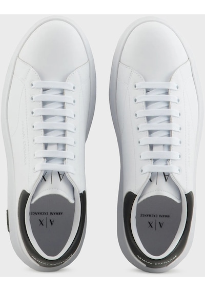 Armani Exchange Erkek Ayakkabı Xux123 Xv534 K488 Beyaz-siyah Beyaz - Siyah
