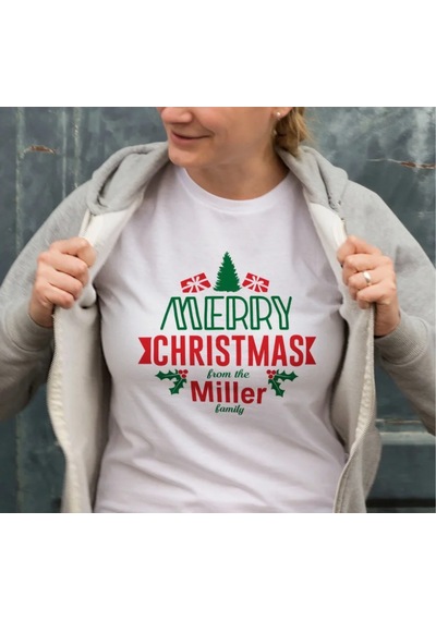 Efnaz Style Yılbaşı Merry Christmas Miller Baskılı Oversize Bisiklet Yaka T-shirt - Beyaz Efnaz Style Yılbaşı Merry Christmas Miller Baskılı Oversize Bisiklet Yaka T-shirt - Beyaz
