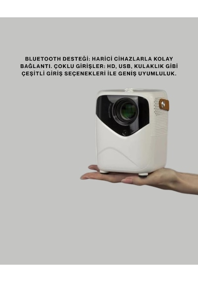 Çoklu Giriş Destekli Projektör Hdmı, Usb Kulaklık Bağlantı Seçenekleriyle Geniş Uyumluluk