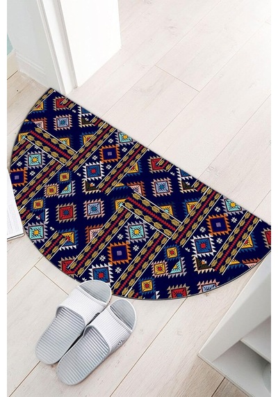 Dekoratif Kapı Önü Paspas, Dış Mekan/ev İçi/banyo/mutfak/yatak Odası/giriş Paspasları Model 5 Çok Renkli