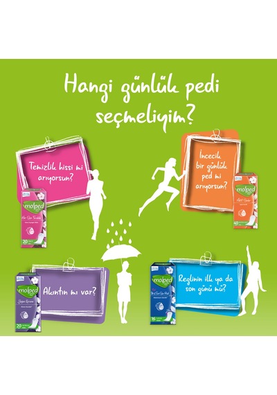 Molped Pure&Soft Günlük Pedi Swli 120 Adet