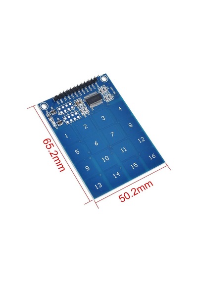 TTP229 Dokunmatik Sensör Modülü 16 Buton Keypad Kapasitif
