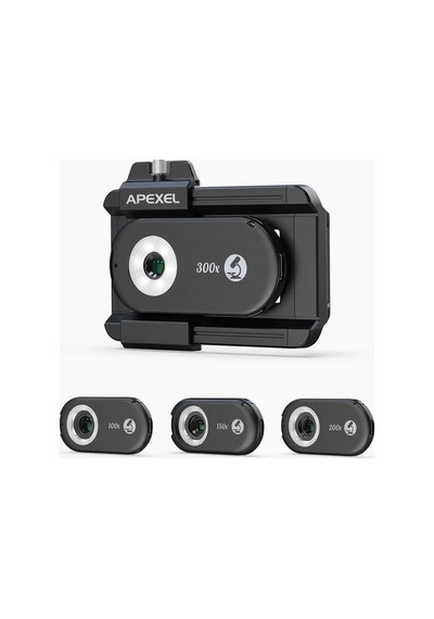 Apexel Phonemicro 5 Serisi 300x Mikroskop Lensi