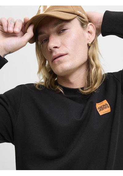Jack & Jones Brandy Erkek Sweatshirt Bisiklet Yaka Rahat Fit Uzun Kollu Çok Renkli