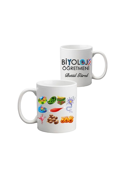 Biyoloji Öğretmenine Isimli Set - Öğretmenler Günü Hediyesi
