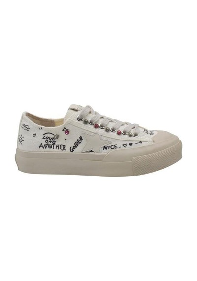 Guja 26y312-1 Kadın Taş Zımba Golden Sneaker Ayakkabı Bej