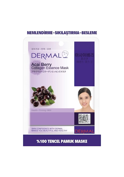 Dermal Acai Çileği Özlü Kollajen Maskesi 23 G