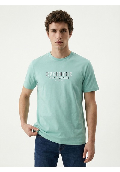 Regular Fit Erkek Tshirt K.kol Mint Yeşili