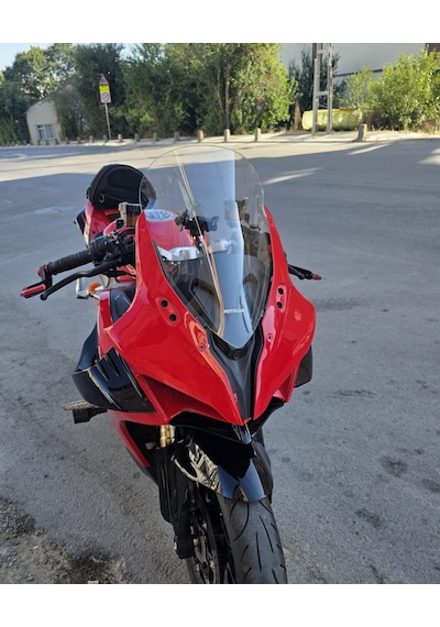 Motocam Qj Srk 25 R Ön Cam 2023-2026 Model 42cm Şeffaf Renkli 4mm