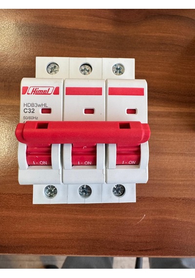 Himel 3x32a C Tipi 3 Kutup 4,5ka Otomatik Sigorta Devre Kesici