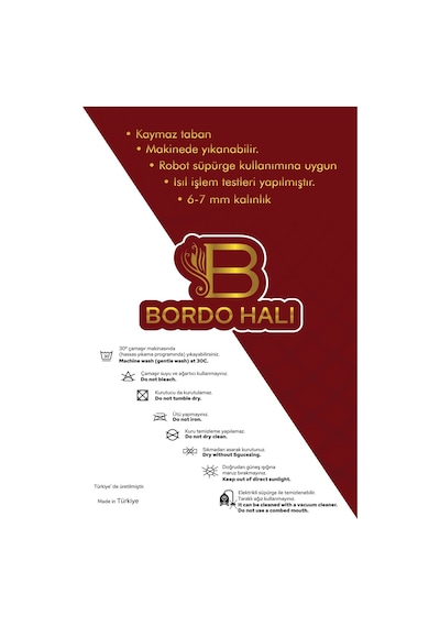 Buççin Online Mağaza Su Emici Yumuşak Kaymaz Taban Sünger Dolgulu Yıkanabilir Dekoratif Banyo Paspası Takımı Moliva Polye Çok Renkli