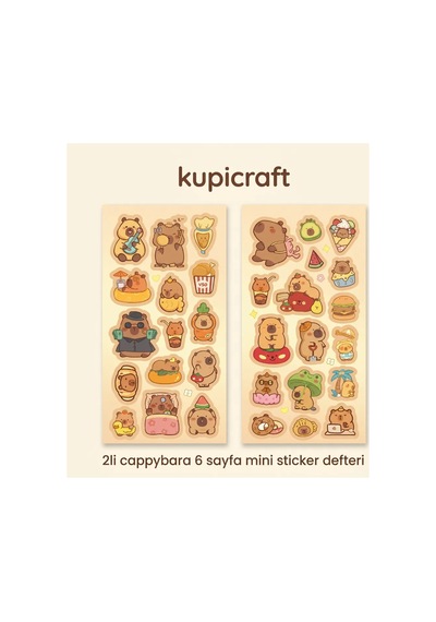 6 Sayfa Sticker Defteri 2 Adet Kapak Renkleri Farklı İçerik Aynıdır Capybara Ajanda Scrapbook Journal Etiket - 930820966 Diğer 6 Sayfa Sticker Defteri 2 Adet Kapak Renkleri Farklı İçerik Aynıdır Capybara Ajanda Scrapbook Journal Etiket - 930820966 Diğer