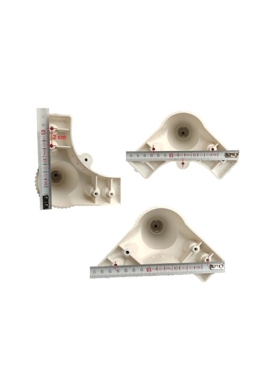 Zeygen Zirve Çizgili Mobilya Ayağı Baza Koltuk Ayağı 4 Adet 15Cm Beyaz (521003390)