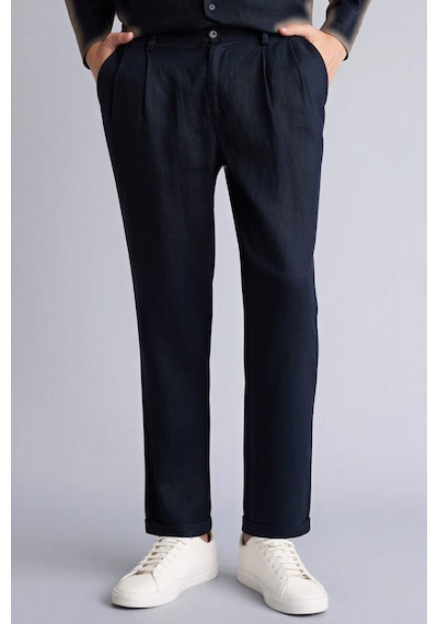 Defacto Relax Fıt Duble Paça Keten Pantolon C1826ax26smnv146 Lacivert-nv146 Defacto Relax Fıt Duble Paça Keten Pantolon C1826ax26smnv146 Lacivert-nv146