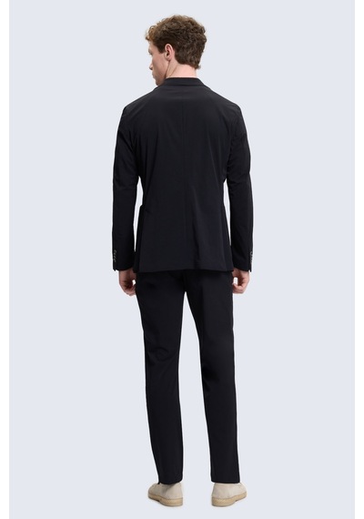 Hatemoğlu Siyah Performans Suit Slim Fit Takım Elbise