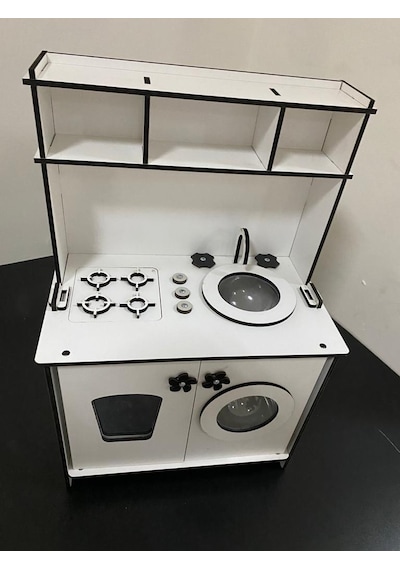 55X33 Mini Ahşap Mutfak
