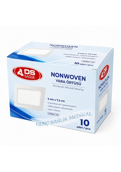 Ds Sağlık Nonwoven Yara Örtüsü 5cm 7,5cm 10'lu