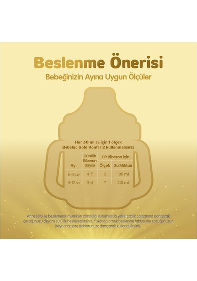 Bebelac Gold 2 Devam Sütü 350 G 6-12 Ay