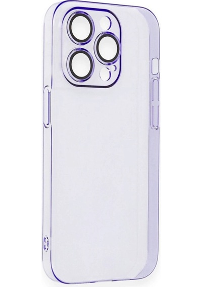 Apple  Uyumlu  iPhone 13 Pro Max Kılıf Armada Lensli Kapak Lila