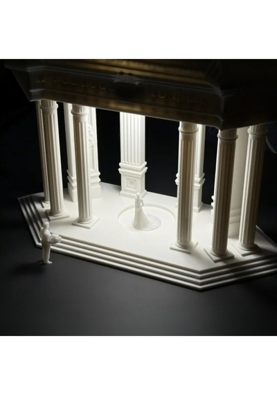 Luminos Klasik Tapınak Masa Lambası - 17 Cm 3d Pla Led 12 X 17