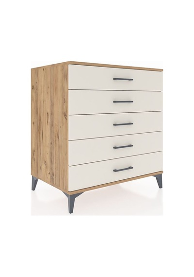 Kronos Şifonyer 5 Çekmeceli 88x59x96 Çam-aytaşı Atlas Çam
