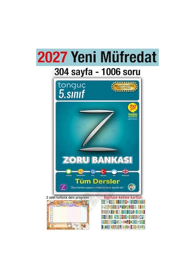 5. Sınıf 2027 Tüm Dersler Zoru Soru Bankası Maarif Model