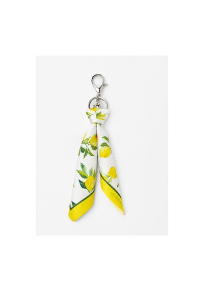 Tarzınıseç Limon Desenli Anahtarlık Charm