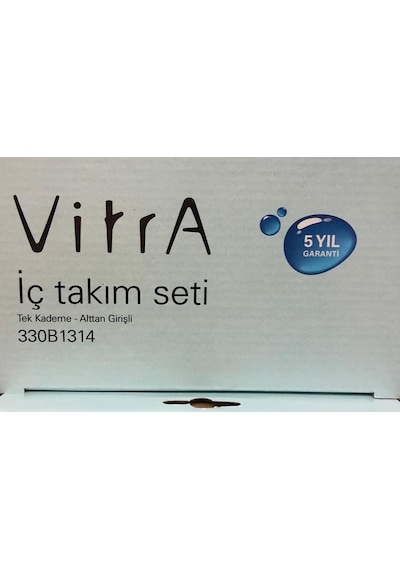 VitrA Tek Kademeli Klozet Rezervuar Iç Takım Seti Beyaz