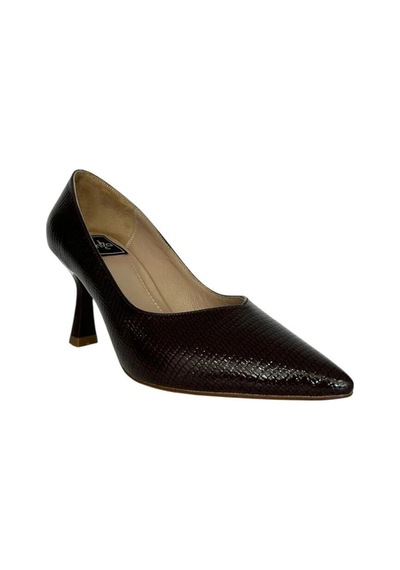 Kemal Tanca 868 53 Kadın Topuklu Stiletto Ayakkabı Kahverengi
